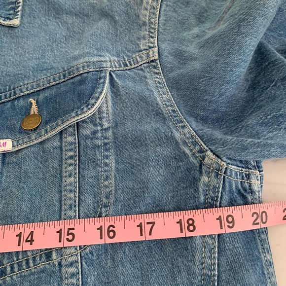 Lee x H&M denim jacket classic mid wash with slit pockets size M - Picture 8 of 13
